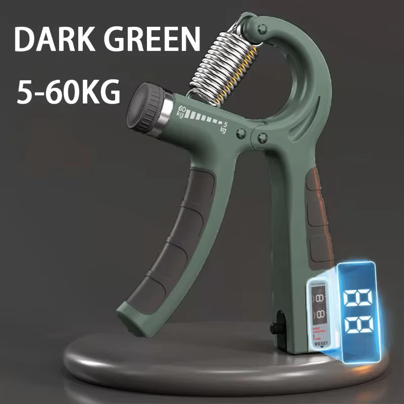 5-60Kg Adjustable Hand Grip Strengthener With Counter. Wrist, Forearm and Hand Exerciser for Muscle Building