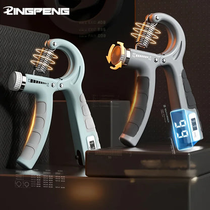 5-60Kg Adjustable Hand Grip Strengthener With Counter. Wrist, Forearm and Hand Exerciser for Muscle Building