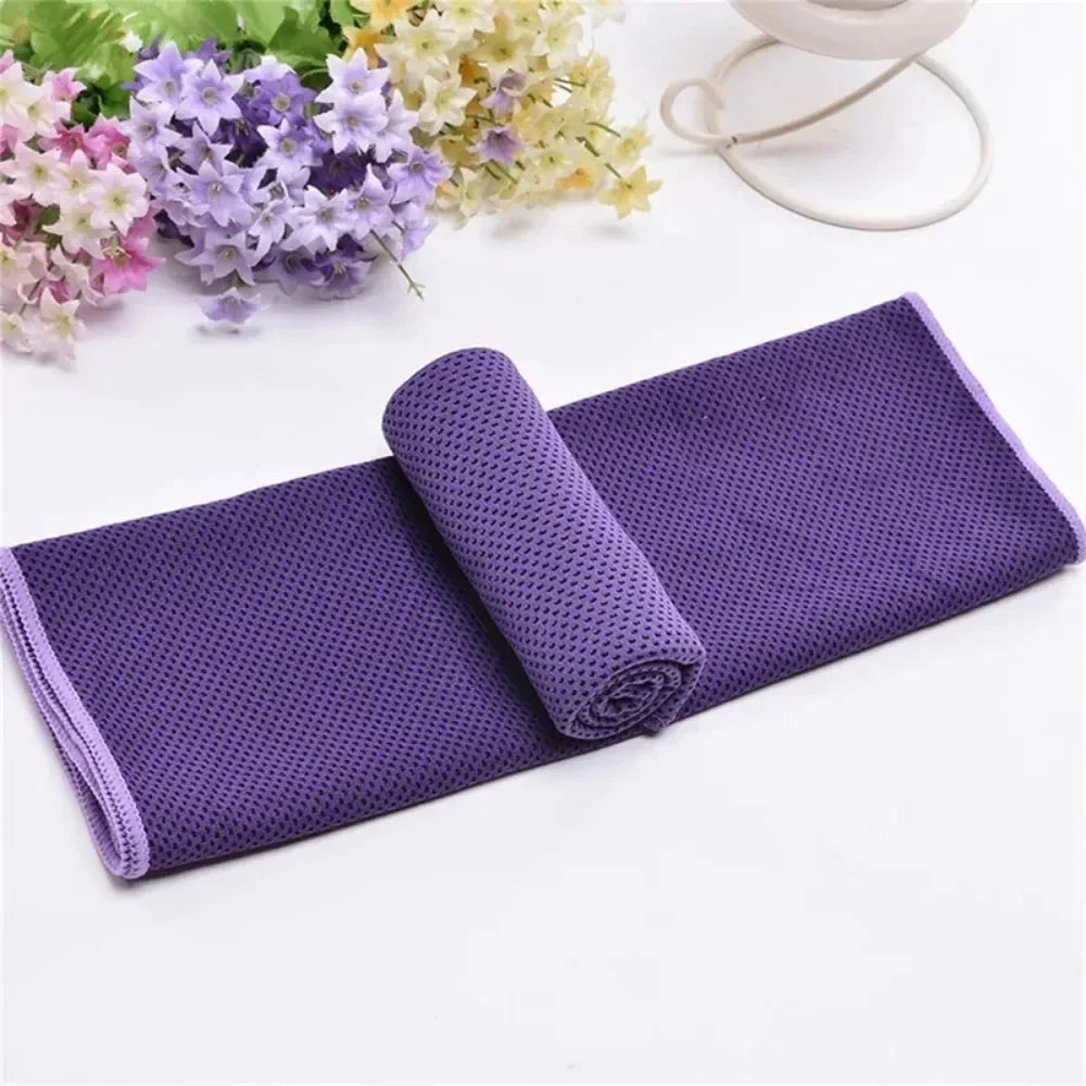Cooling Towel Outdoor Cooling Ice Cool Sports Towel Labor Carrying Sweat-Wiping Quick-Dry Polyester Cooling Towel
