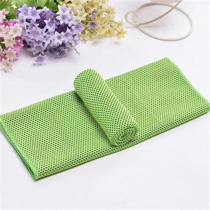 Cooling Towel Outdoor Cooling Ice Cool Sports Towel Labor Carrying Sweat-Wiping Quick-Dry Polyester Cooling Towel
