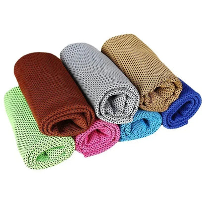 Cooling Towel Outdoor Cooling Ice Cool Sports Towel Labor Carrying Sweat-Wiping Quick-Dry Polyester Cooling Towel