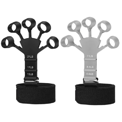 Finger Gripper Exerciser with 6 Resistant Levels Recovery Physical Tools Hand Strengthener for Patient