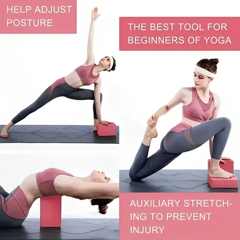 High-Density Yoga Blocks, Children'S Dance, Anti-Pressure Training Blocks, Adult Yoga Auxiliary Equipment, Leg Push Foam Blocks