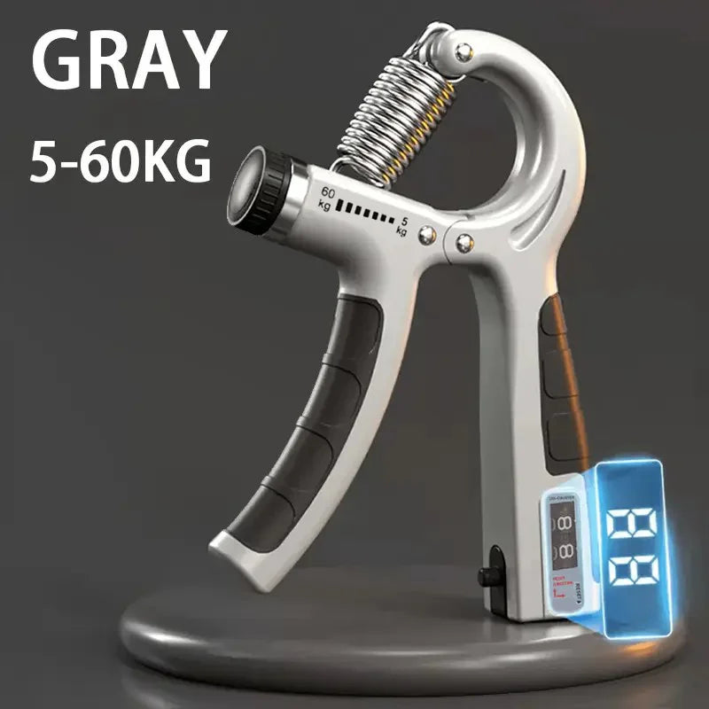 5-60Kg Adjustable Hand Grip Strengthener With Counter. Wrist, Forearm and Hand Exerciser for Muscle Building