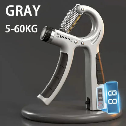 5-60Kg Adjustable Hand Grip Strengthener With Counter. Wrist, Forearm and Hand Exerciser for Muscle Building